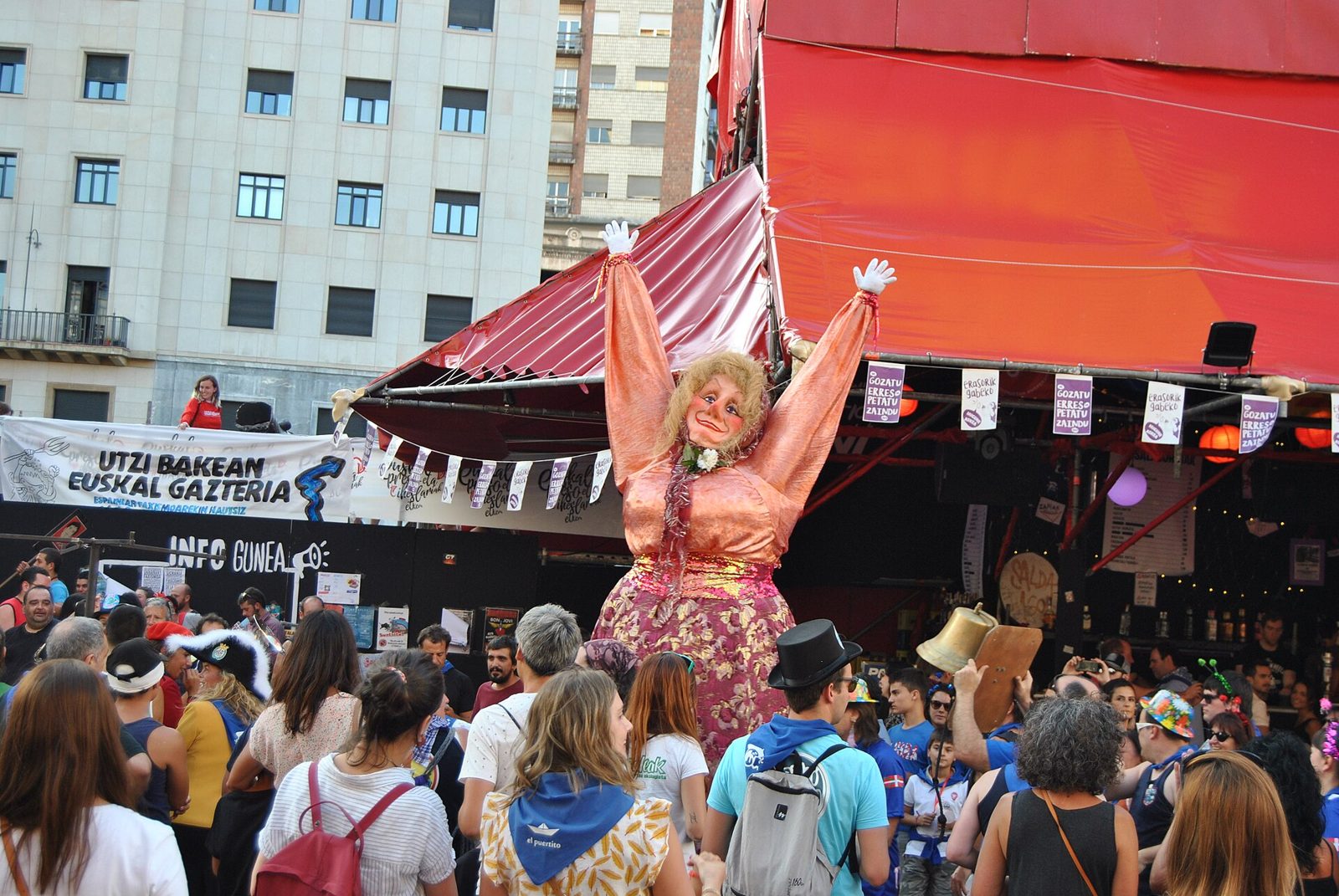 Marijaia en la Aste Nagusia de 2019