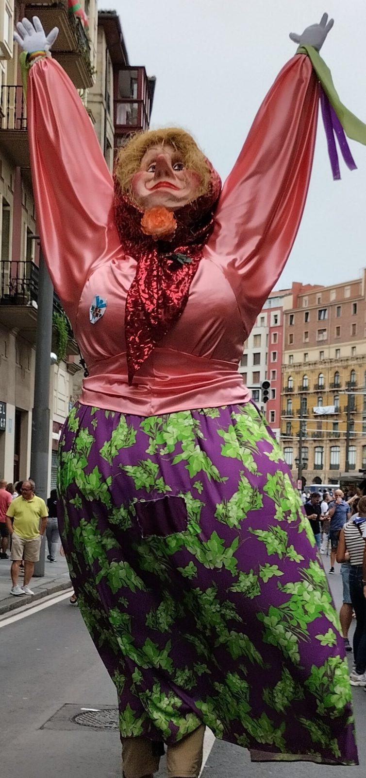 Marijaia alegrando las calles de Bilbao, 2023