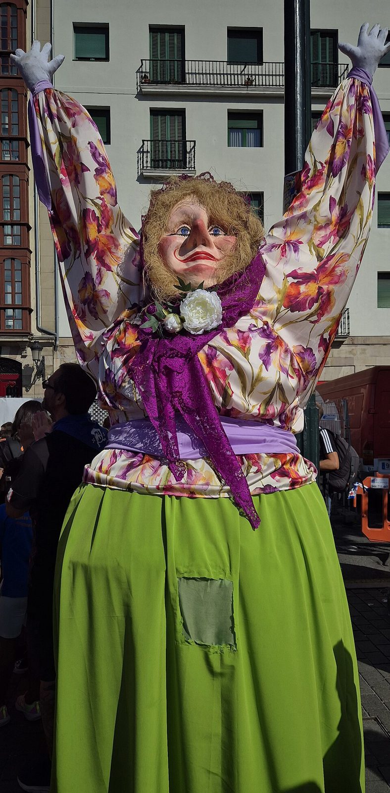 Marijaia en el recinto de Bilboko Konpartsak, 2025